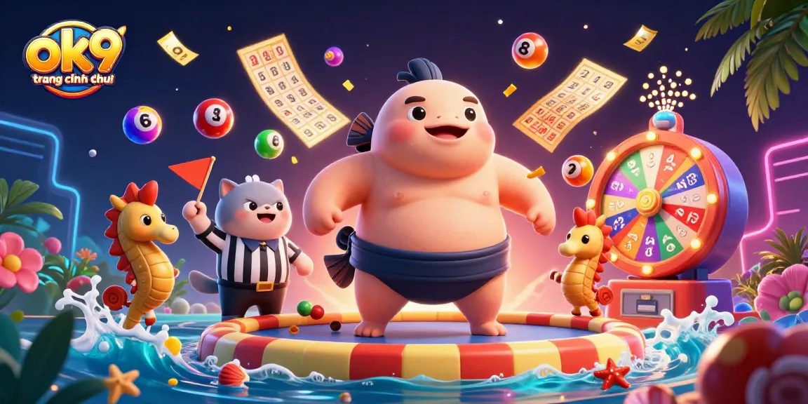 Experience the thrill at ok9 trang chính thức with vibrant lottery elements and dynamic characters.